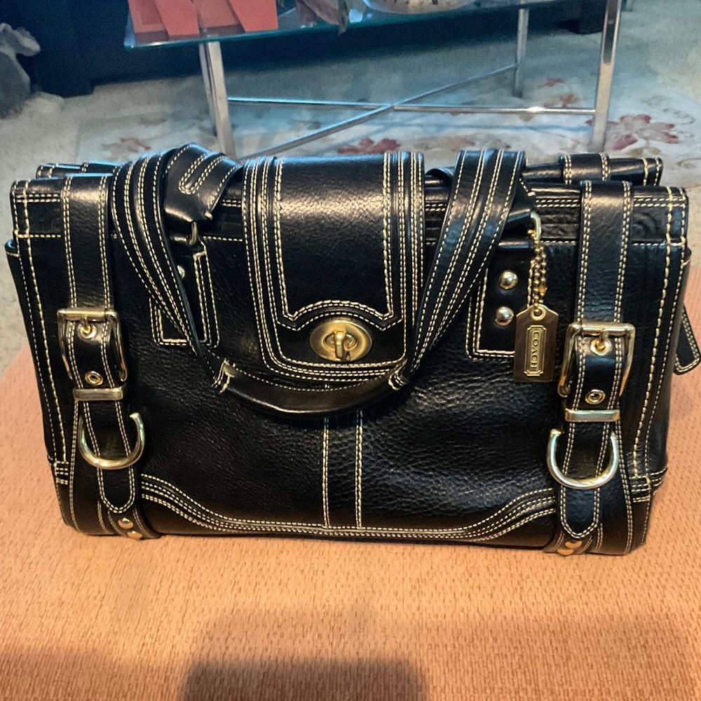 Coach 1941 Couture Black Leather Handbag